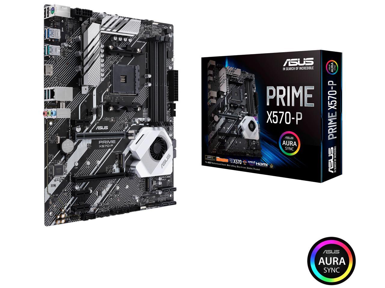ASUS Prime x570-P Ryzen AM4 ATX Motherboard - $149.99