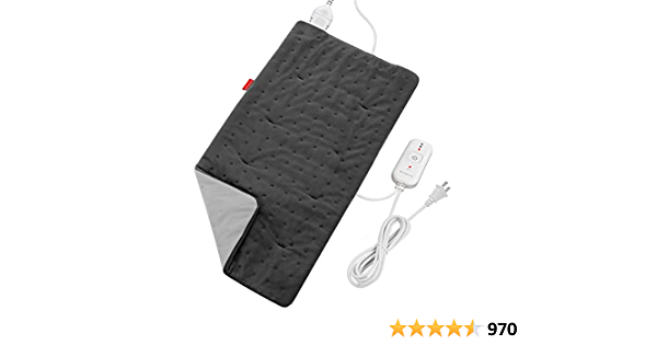 Heating Pad for Cramps, Comfytemp Electric Heating Pad for Back Pain Relief, Small Heating Pad with 3 Heat Settings, 2H Auto Shut Off, Stay On, for Neck and Shoulders, 12 - $16.99