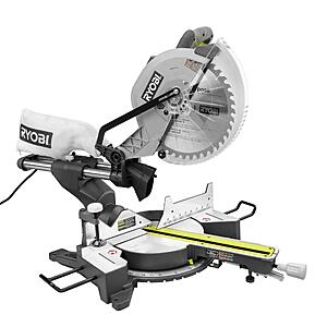 Refurbished sliding outlet compound miter saw