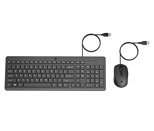 HP 150 Wired Mouse and Keyboard Combo (Black) $10.39+ Free Shipping w/ Prime or Orders $25+