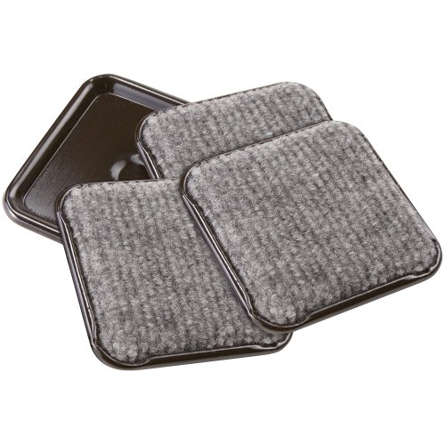 4-Pack SoftTouch 2 1/2" Square Reusable Carpet Bottom Furniture Caster Cups $3.50 + Free Shipping w/ Prime or Orders $25+