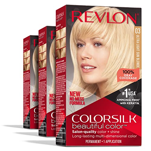 3-Pack Revlon Colorsilk Beautiful Color Permanent Hair Color Dye (03 Ultra Light Sun Blonde) $6.23 ($2.08 each) w/ S&S + Free Shipping w/ Prime or Orders $25+
