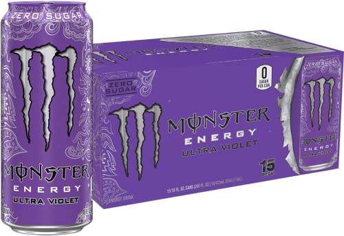 15-Pack 16-Oz Monster Energy Sugar Free Energy Drink (Ultra Violet) $20.19 w/ S&S + Free Shipping