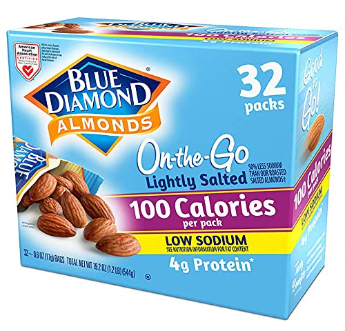 32-Count Blue Diamond Almonds 100 Calorie Packs (Lightly Salted) $15.79 ($0.49 each) + Free Shipping w/ Prime or Orders $25+