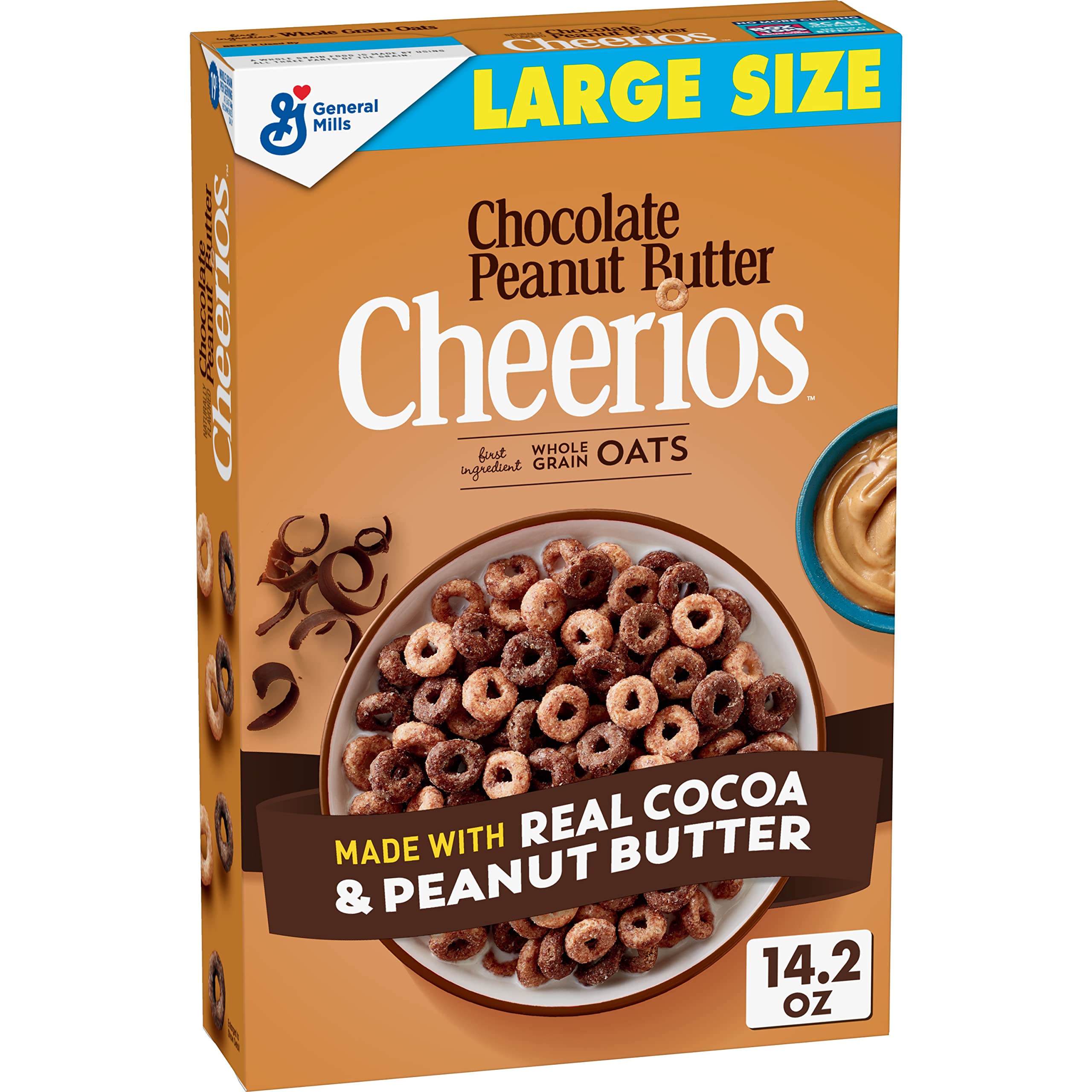14.2-Oz Chocolate Peanut Butter Cheerios Breakfast Cereal (Large Size) $3.13 w/ S&S + Free Shipping w/ Prime or Orders $25
