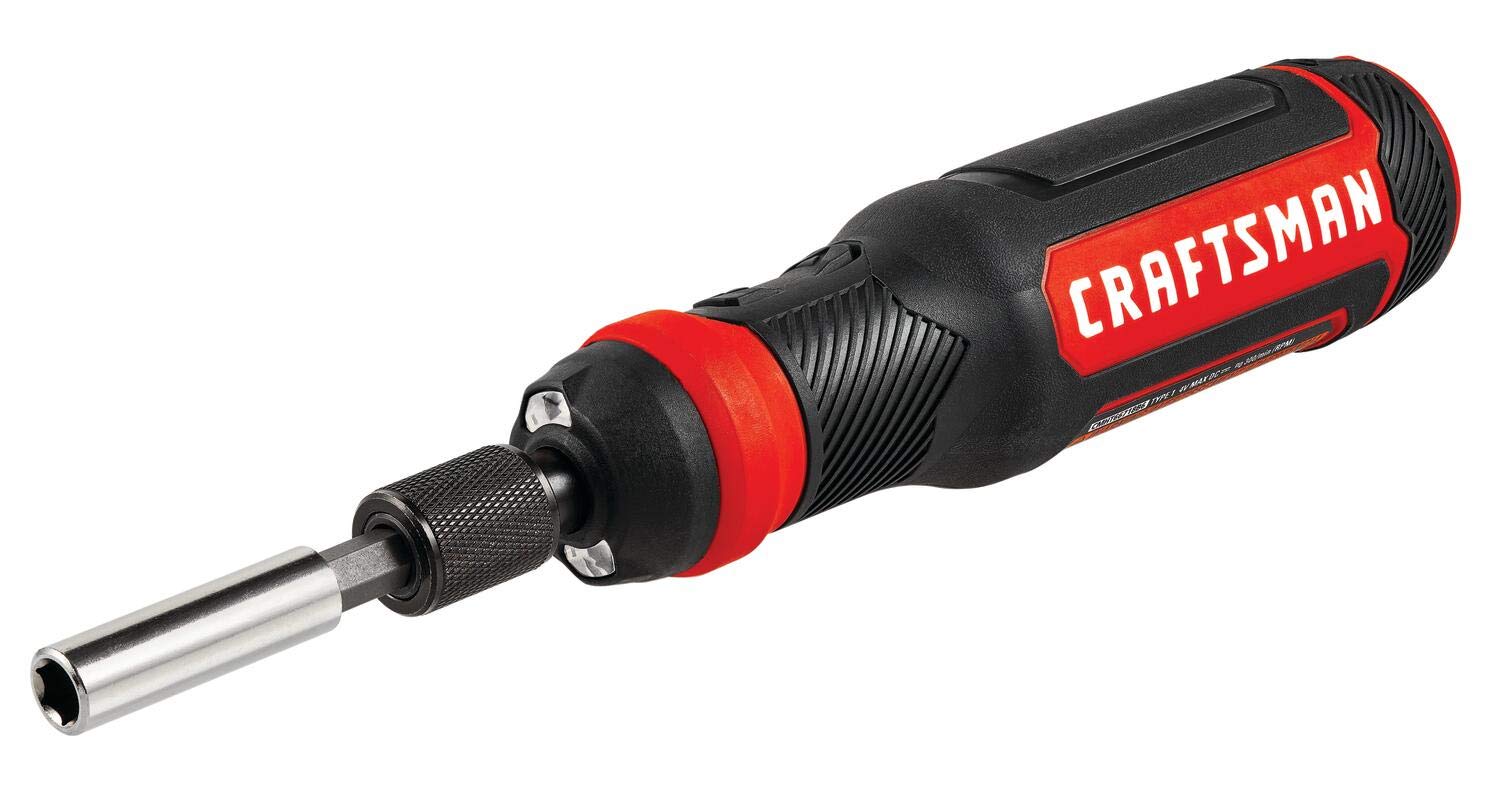 CRAFTSMAN 4V Electric Screwdriver Set w/ Charger & Battery (CMHT66718B20) $32 + Free Shipping
