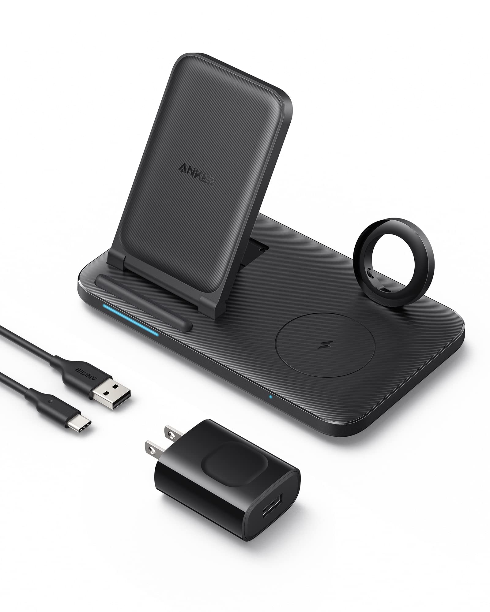 Anker Foldable 3-in-1 Wireless Charging Station 335 w/ Adapter $19.59 + Free Shipping w/ Prime or on $35+