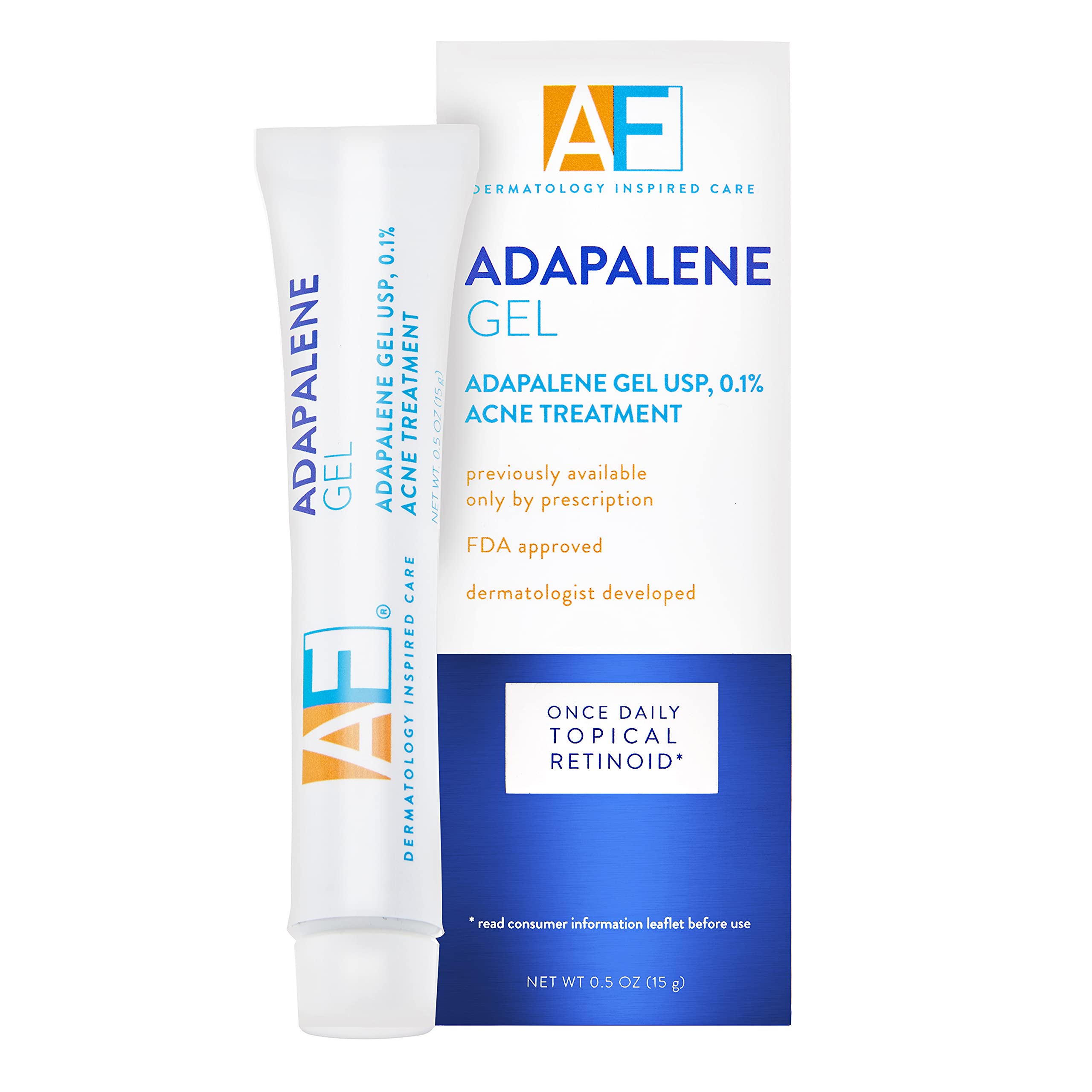 0.5-Oz AcneFree Adapalene Gel 0.1% Acne Treatment (30 Day Supply) $3.13 w/ S&S + Free Shipping w/ Prime or on orders over $35