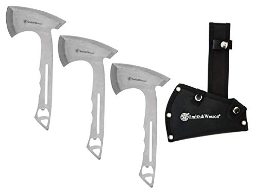 3-Pack 10'' Smith & Wesson Hawkeye Throwing Axes w/ Bottle Opener & Nylon Sheath $34.19 + Free Shipping w/ Prime or on $35+