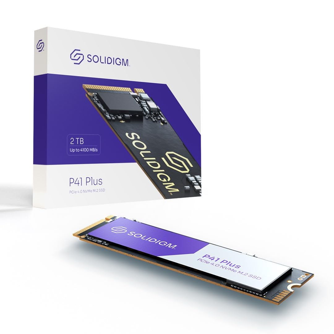 2TB Solidigm P41 Plus PCIe 4.0 x4 M.2 2280 3D NAND Internal Solid State Drive $63 + Free Shipping