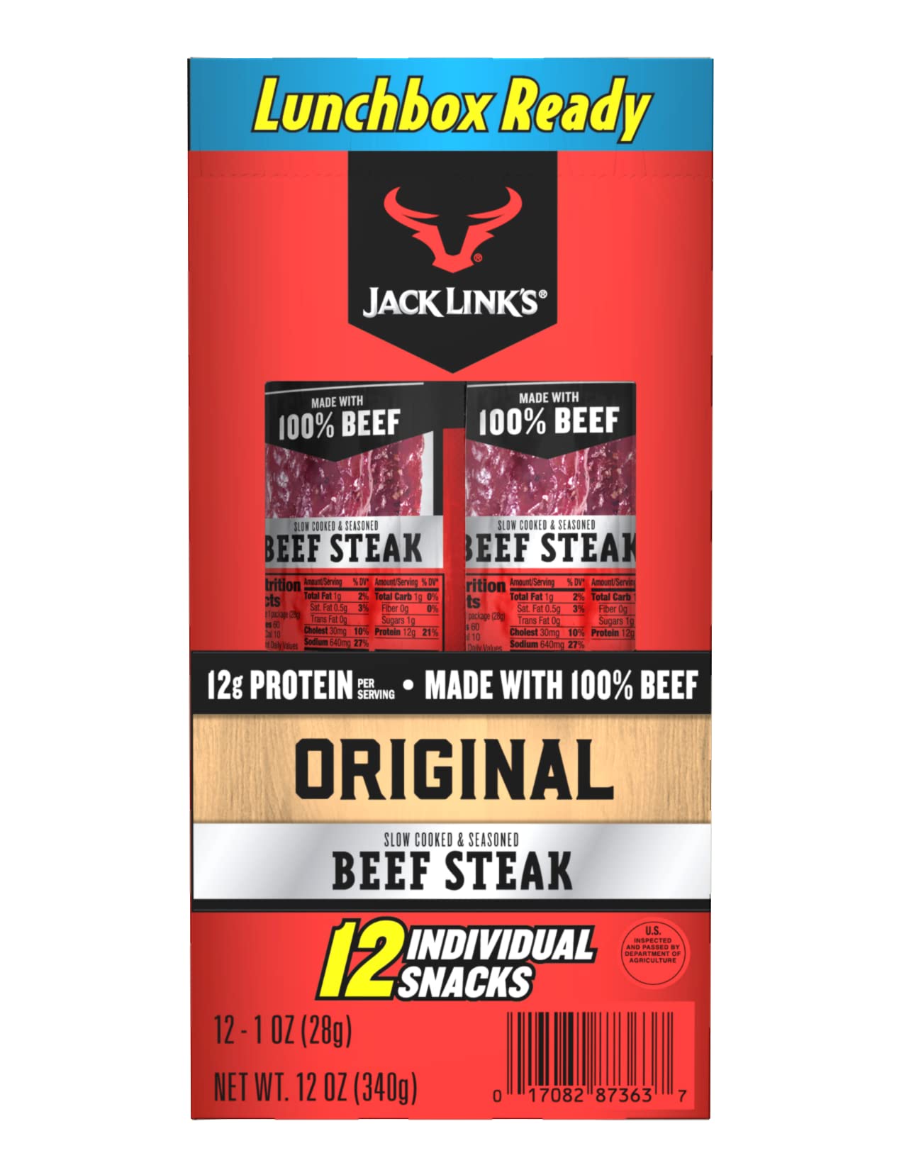 12-Count 1-Oz Jack Links Premium Cuts Beef Steak (Original) $10.29 + Free Shipping w/ Prime or on $35+