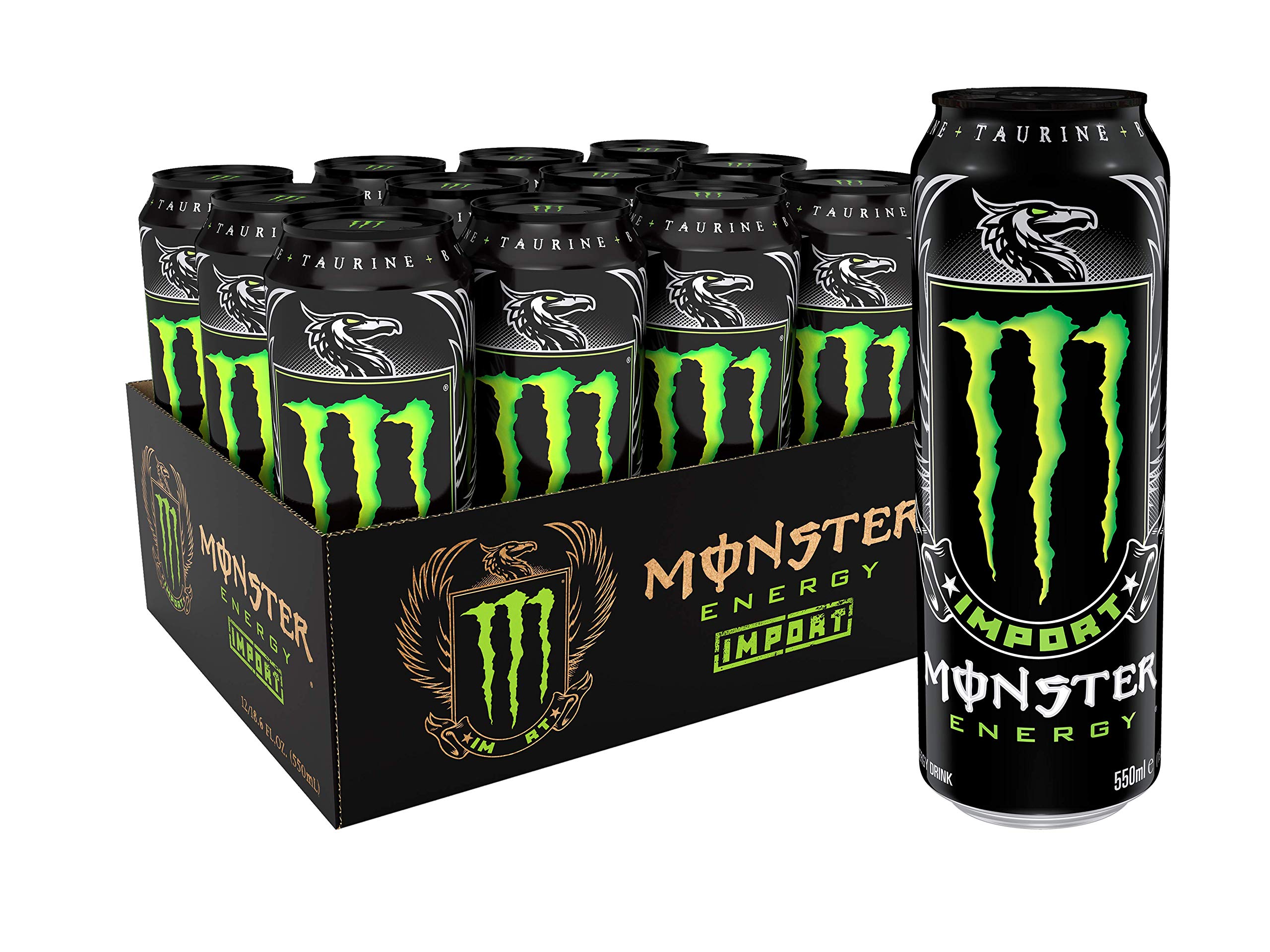 12-Pack 18.6-Oz Monster Energy Drink (Import) $19.70 w/ S&S + Free Shipping w/ Prime or on $35+