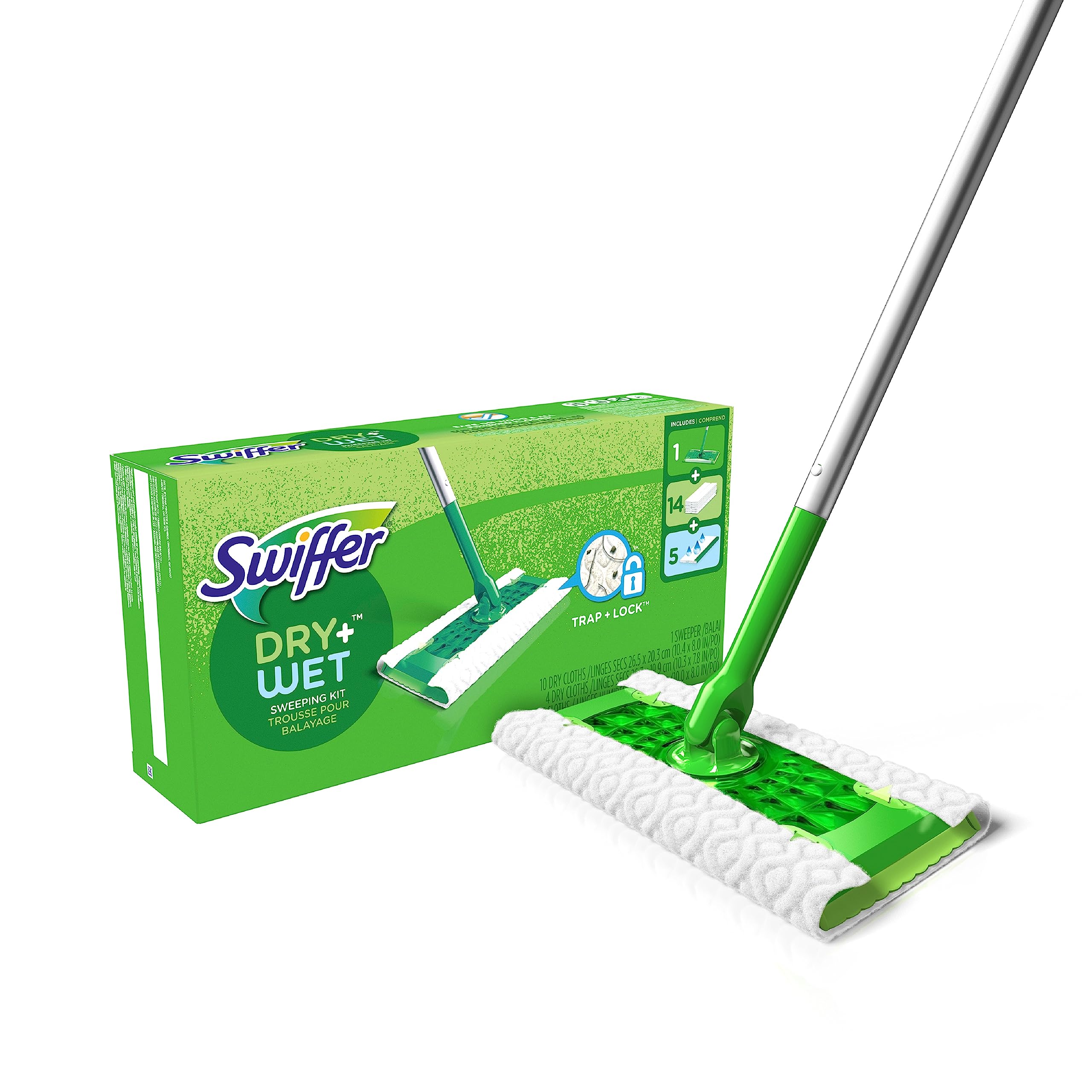 Prime Members Swiffer Sweeper 2in1 Sweep & Mop Starter Kit 12.50 + Free Shipping