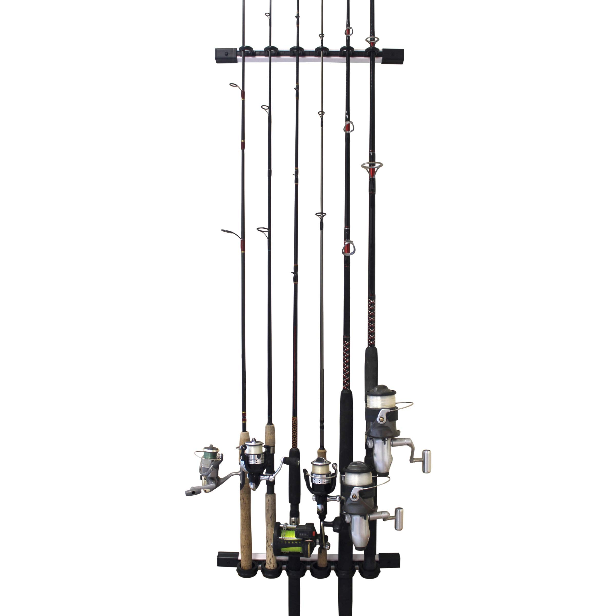 6 Rod Holder Rush Creek Creations All Weather Fishing Rod Storage Wall, Ceiling, or Garage. Rack $9.18 + Free Shipping w/ Prime or on $35+