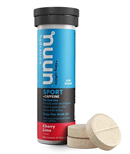 10-Count Nuun Sport + Caffeine: Electrolyte Drink Tablets (Cherry Limeade) $3.81 w/ S&S + Free Shipping w/ Prime or on $35+