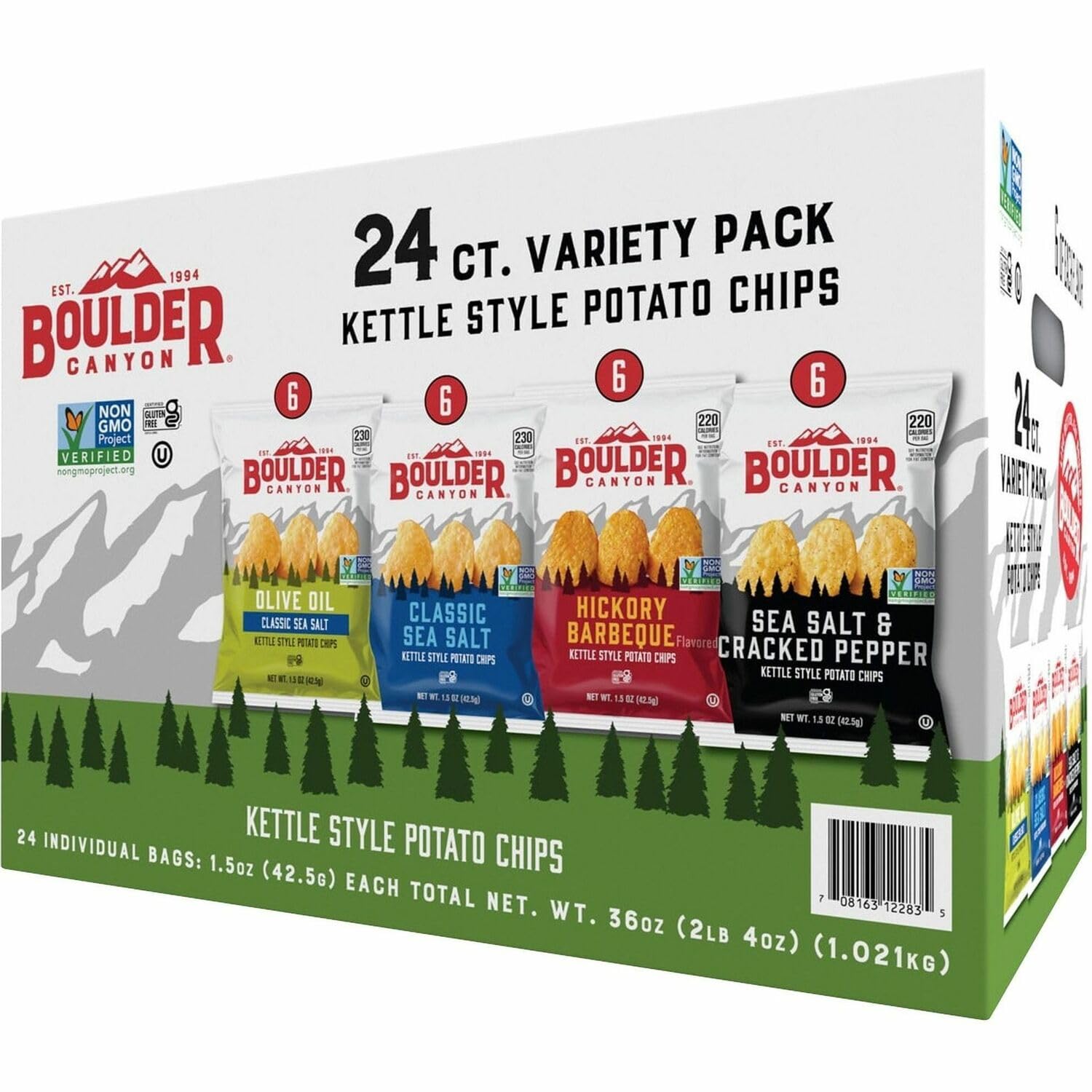 24-Count 1.5-Oz Boulder Canyon Kettle Potato Chips (Variety) $11 + Free Shipping w/ Prime or on orders $35+