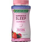 60-Ct 5mg Nature's Bounty Melatonin Gummies w/ Collagen $2.04 w/ S&amp;S + Free Shipping w/ Prime or $25+