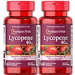 2-Pack 60-Count Puritan's Pride Lycopene Rapid Release Softgels (40mg) $13.83 w/ S&amp;S + Free Shipping w/ Prime or on $35+