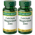 100-Count Nature's Bounty Calcium Magnesium & Zinc Caplets (for Immune Support) 2 for $3.50 w/ Subscribe &amp; Save
