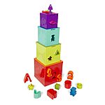 18-Piece Battat Sorting &amp; Stacking Boxes Nesting Toddler Play Cubes Toy Set $7.31 + Free Shipping w/ Prime or on $35+