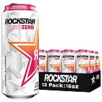 12-Pack 16-Oz Rockstar Pure Zero Energy Drink (Tangerine Mango Guava Strawberry) $14.25 w/ Subscribe &amp; Save
