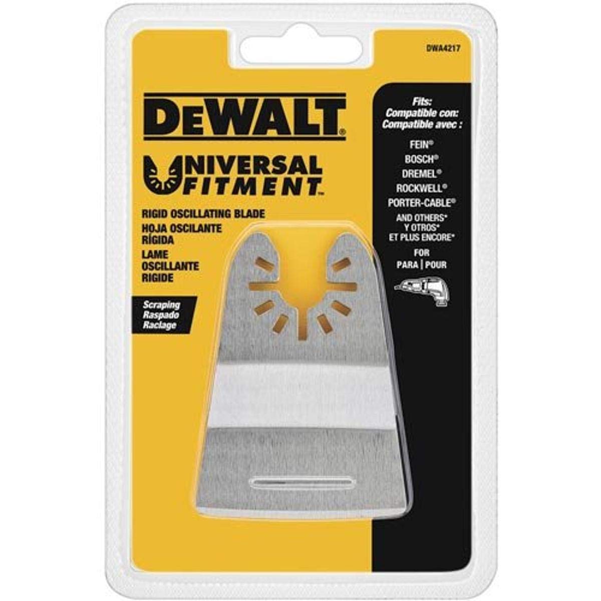 DEWALT Oscillating Rigid Scraper Tool Blade (DWA4217) $5.56 + Free Shipping w/ Prime or on $35+