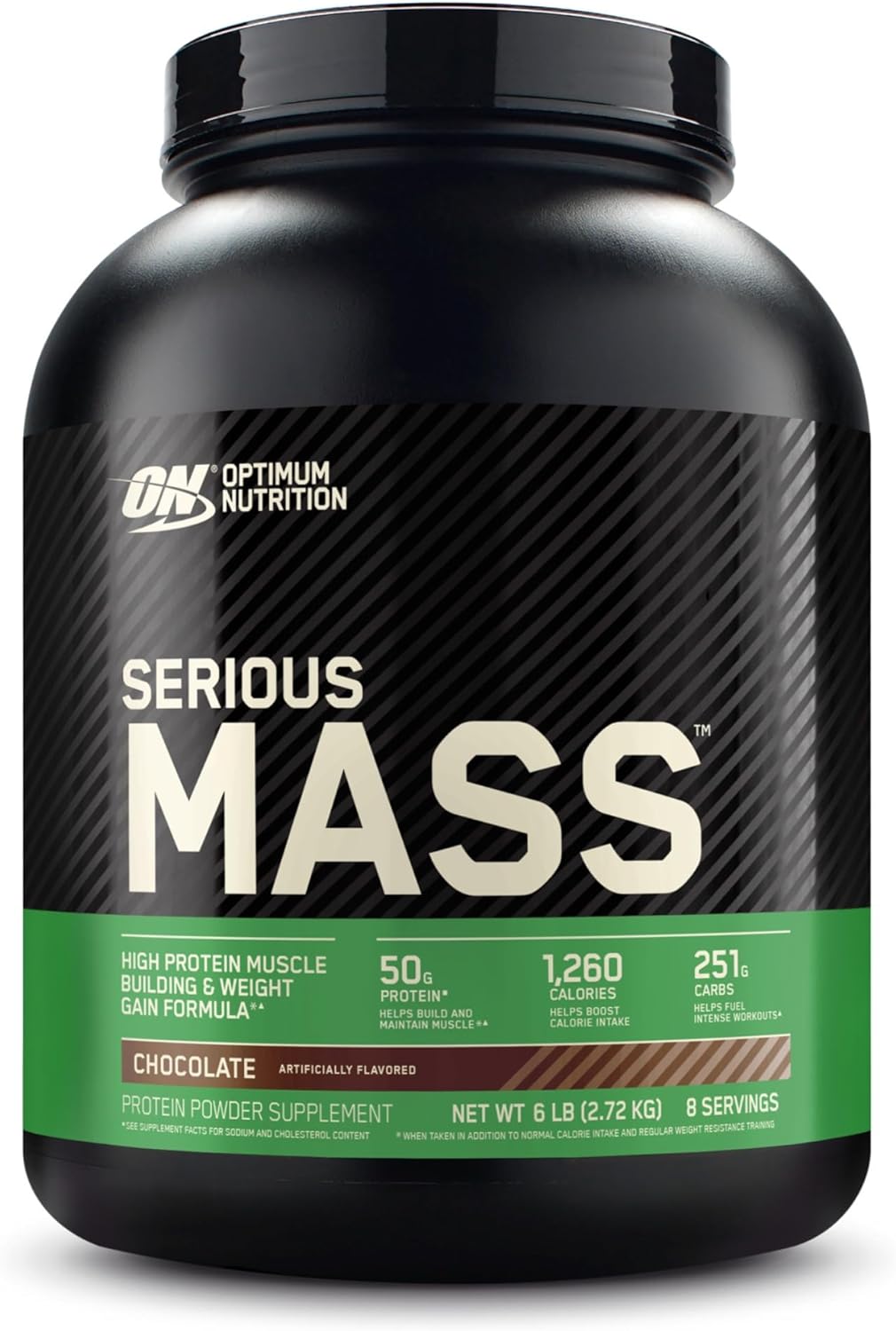 Select Accounts: 6-Lb Optimum Nutrition Serious Mass Weight Gainer Protein Powder (Various Flavors) $24.92 w/ S&S & More + Free Shipping