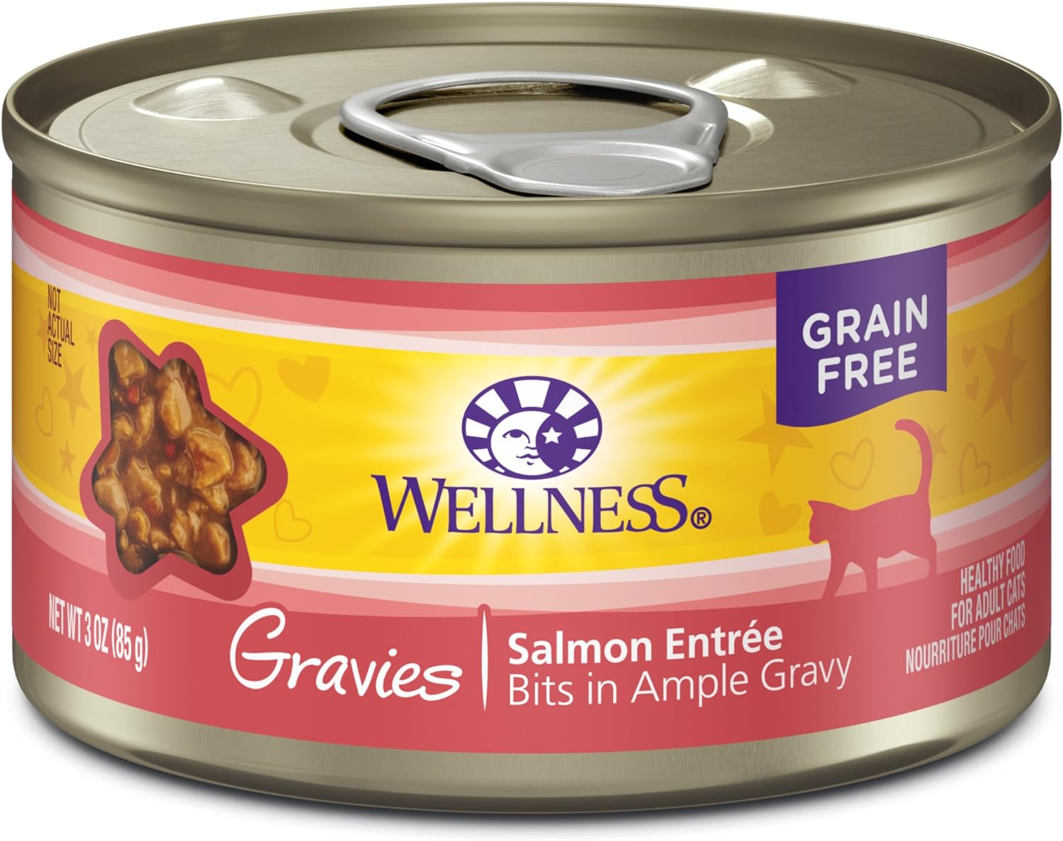 12-Pack 3-Oz Wellness Complete Health Gravies Grain Free Canned Cat Food (Salmon Entrée) $6 w/ S&S + Free Shipping w/ Prime or on $35+