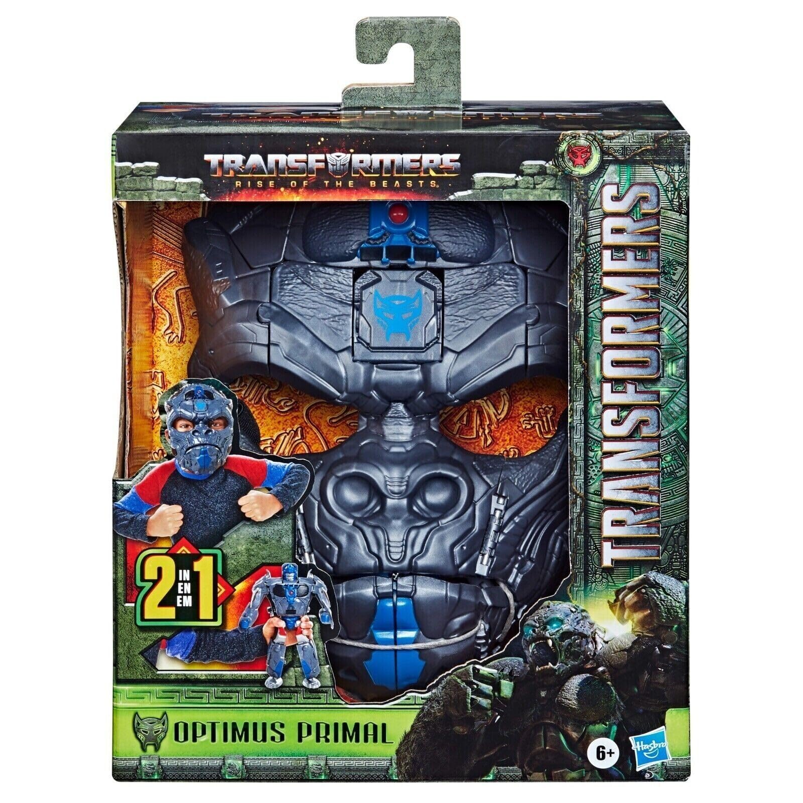 Transformers: Rise of the Beasts 2-in-1 Optimus Primal Role Play Toy Mask $12.46 + Free Shipping w/ Prime or on $35+
