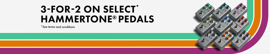 Fender Hammertone Pedals (Distortion, Overdrive or Metal) 3 for $160 & More + Free Shipping