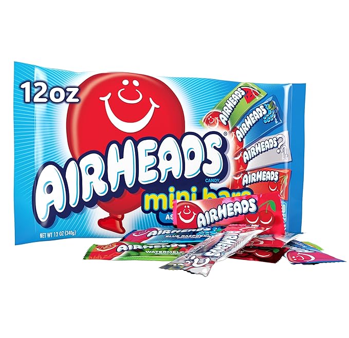 12-Oz Airheads Mini Bars Candy (Variety Bag) $2.78 w/ S&S + Free Shipping w/ Prime or on $35+ $2.48