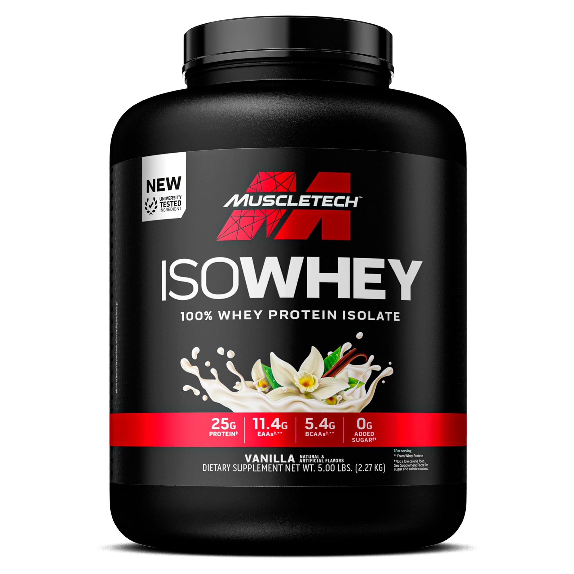 5-Lbs MuscleTech IsoWhey Whey Protein Isolate Powder (Vanilla) $49 w/ S&S + Free Shipping