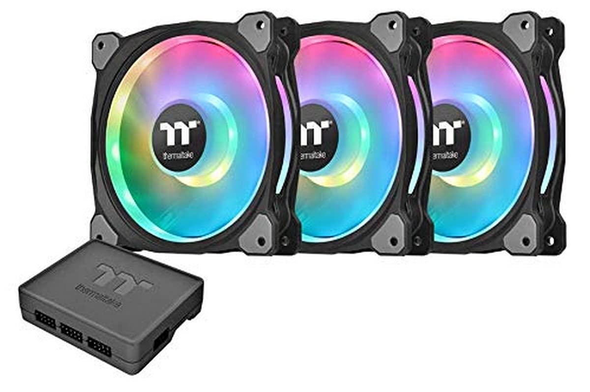 3-Pack Thermaltake Riing Duo 120mm RGB Hydraulic Bearing Computer Fans w/ Controller $40 + Free Shipping