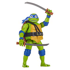5.5" Teenage Mutant Ninja Turtles: Mutant Mayhem Deluxe Ninja Shouts Action Figure Toy (Leonardo) $4.86 & More + Free S&H w/ Walmart+ or $35+