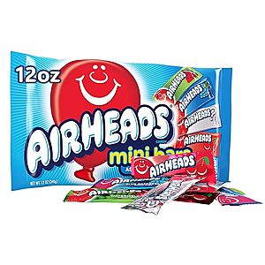 12-Oz Airheads Mini Bars Candy (Variety Bag)