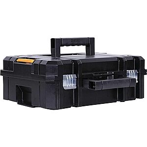 DeWalt TSTAK II 13" Stackable Flat Top Tool Box $  12.97, 2-Count $  25.94 + Free Shipping w/ Prime or on $  35+