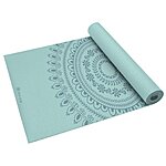 Gaiam Premium Print Yoga Mat, Marrakesh, 68&quot;L x 24&quot;W x 6mm Thick $17.97