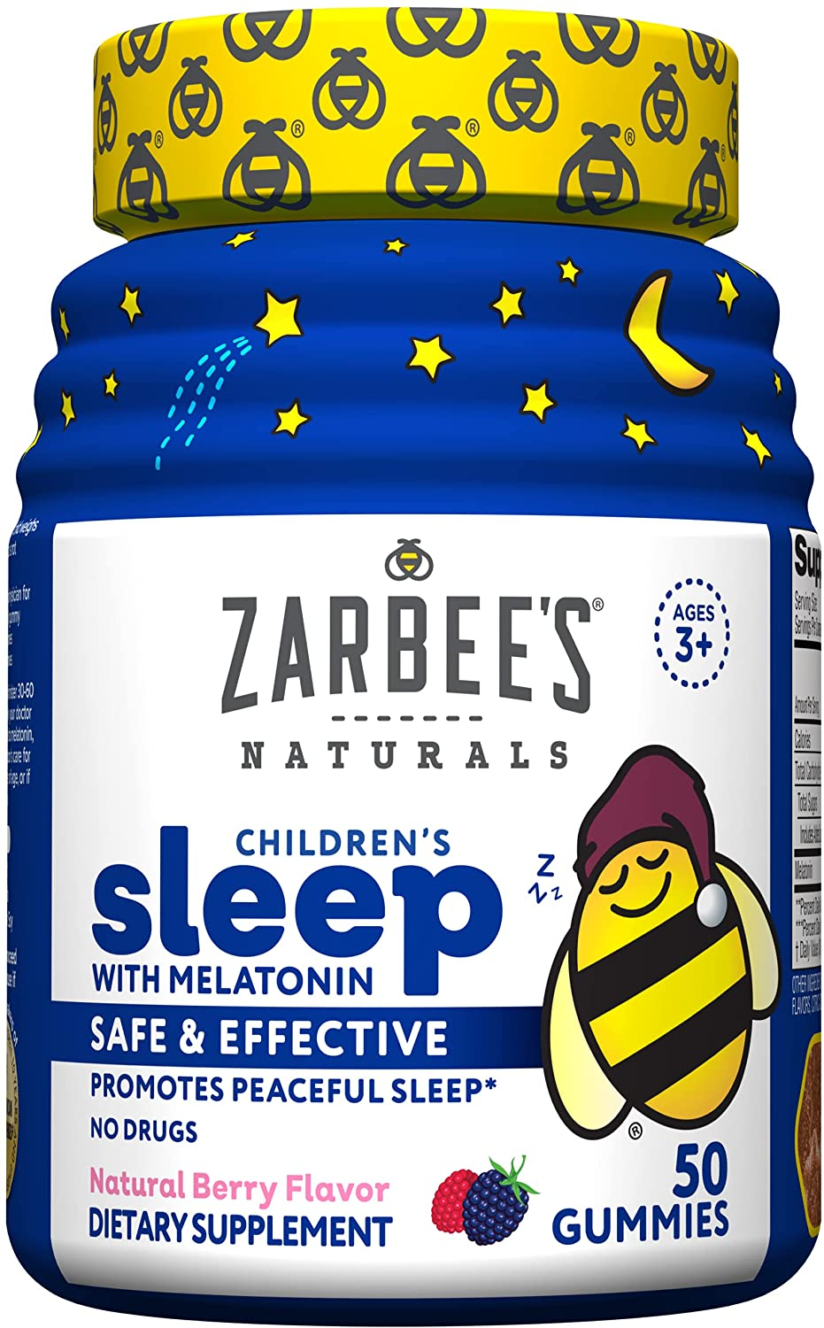 Zarbee's Naturals Sleep with Melatonin Supplement, Berry Flavored, Multi, 50 Count $11.59