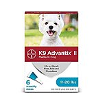 6-pack Up to 30% off Flea and Tick Products from K9 Advantix II and Advantage II $30 - 41.29