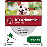 Bayer Flea Prevention and Treatment for cats and dogs (4 dose) - Amazon Lightning deal $35 - $40