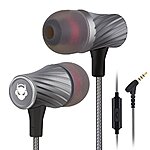 MINDBEAST Super Bass 90%-Noise Isolating Earbuds with Microphone and Case- Black Friday Sale -Amazing Sound Effects and Game Experience $23.39