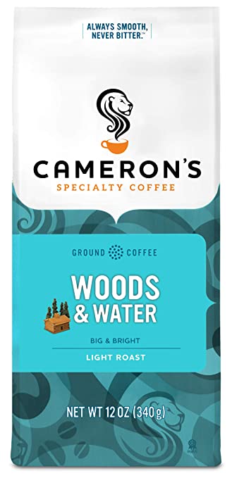 Cameron's Ground Coffee: 12oz Woods & Water $3.32 (S&S) or less @Amazon (Hawaiian Blend 10oz / $4.45 AC/S&S)