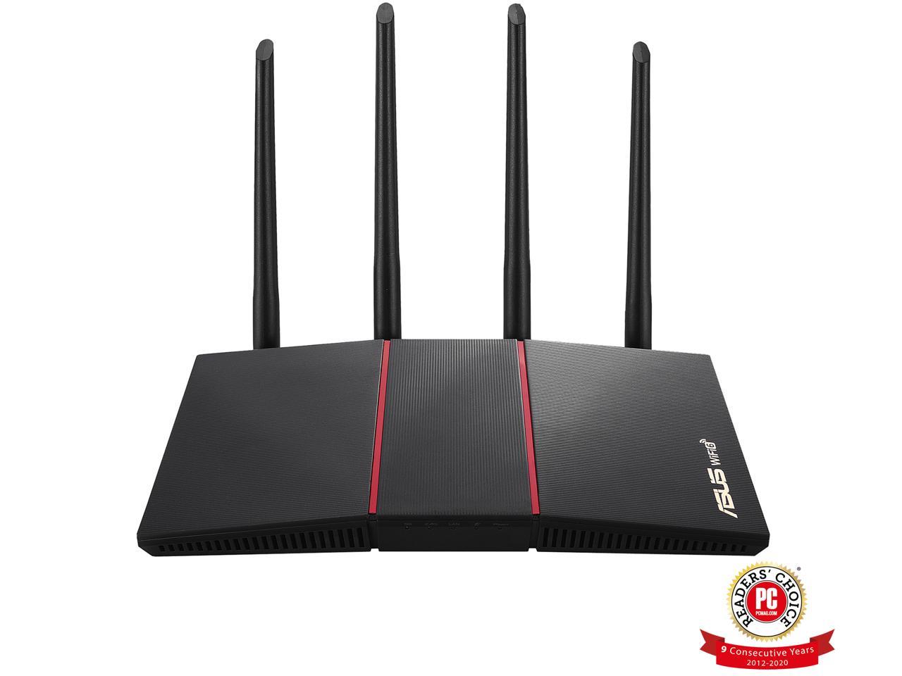 ASUS RT-AX55 AX1800 Dual Band WiFi 6 MU-MIMO Gigabit Router @Newegg $95