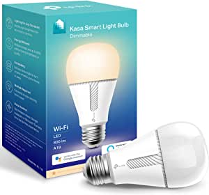 Kasa KL110, LED Wi-Fi A19 Smart Light Bulb @Amazon (S&S) $11.39