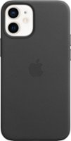 Apple - iPhone 12 mini Leather Case with MagSafe - Black  $21@BestBuy and more