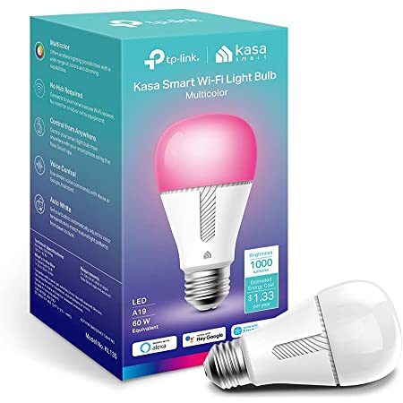 TP-Link Kasa KL130 Smart Wi-Fi LED Multicolor Light Bulb @Amazon $12