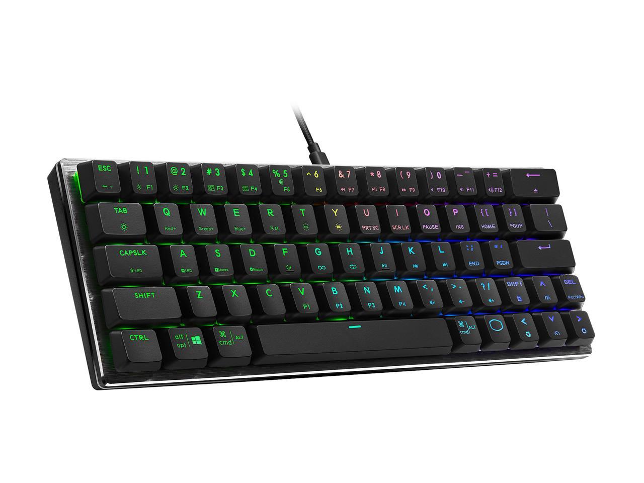 Cooler Master SK620 60% Mechanical Keyboard with Low Profile Red Switches @Newegg (AR) $50