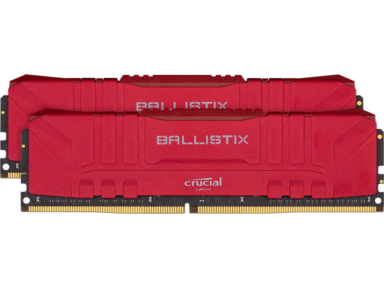 16GB (2x 8) Crucial Ballistix RGB DDR4 3600 CL16 Desktop RAM kit @Newegg $75 (32GB DDR4 3200/ $115AC)