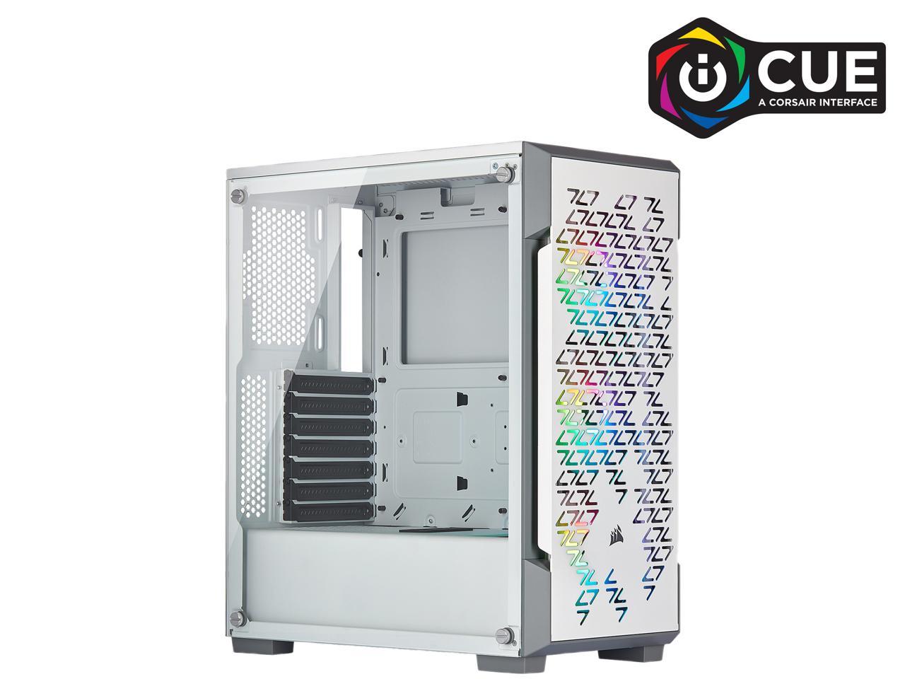 Corsair iCUE 220T RGB Airflow Gaming Case, White @Newegg (AR) $70 (live)