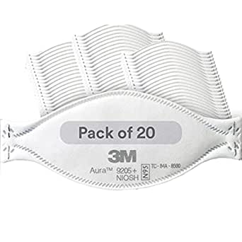 3M Aura Particulate Respirator 9205+, N95, Pack of 20 @Amazon (S&S) $25